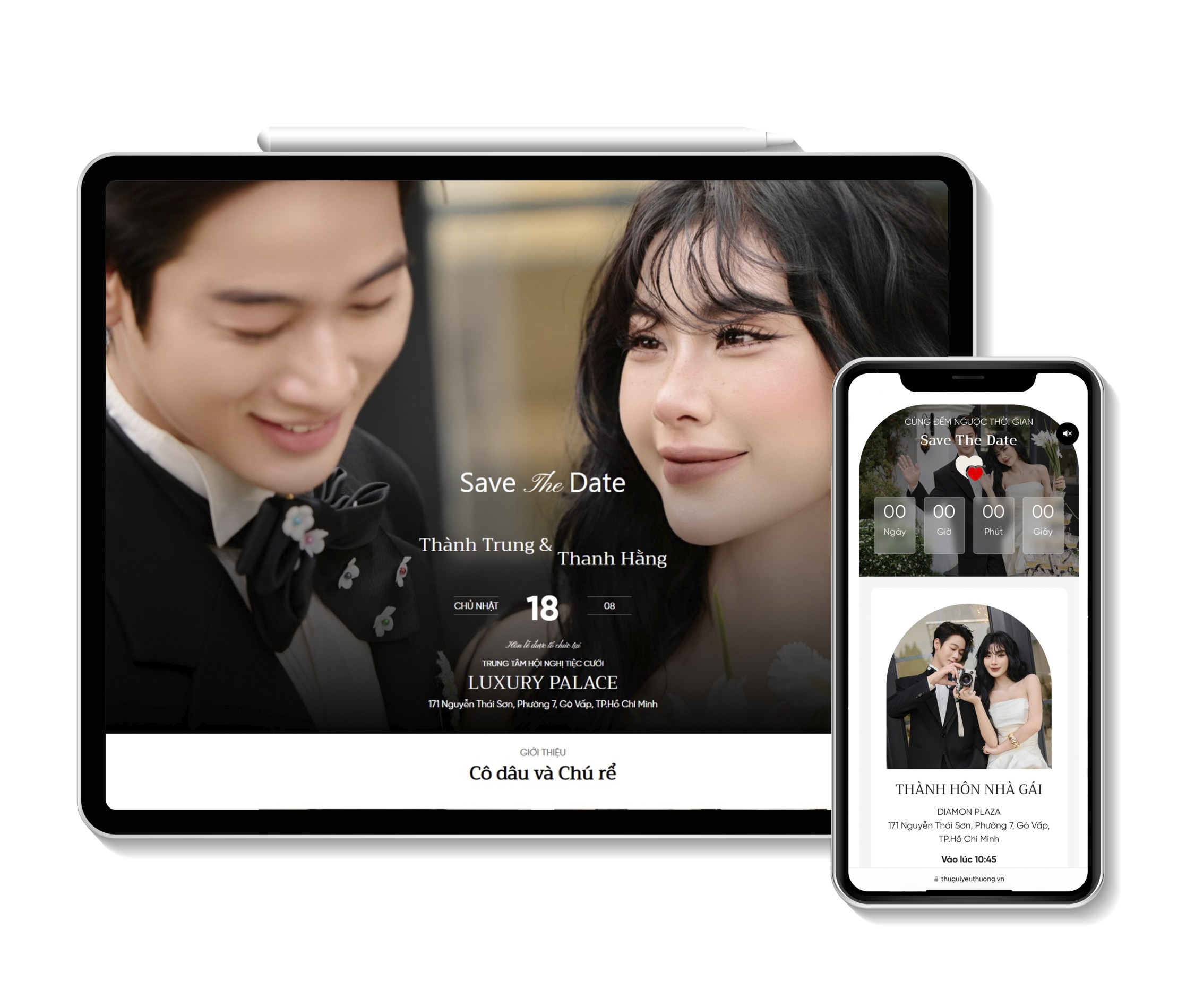 Mẫu thiệp sang trọng