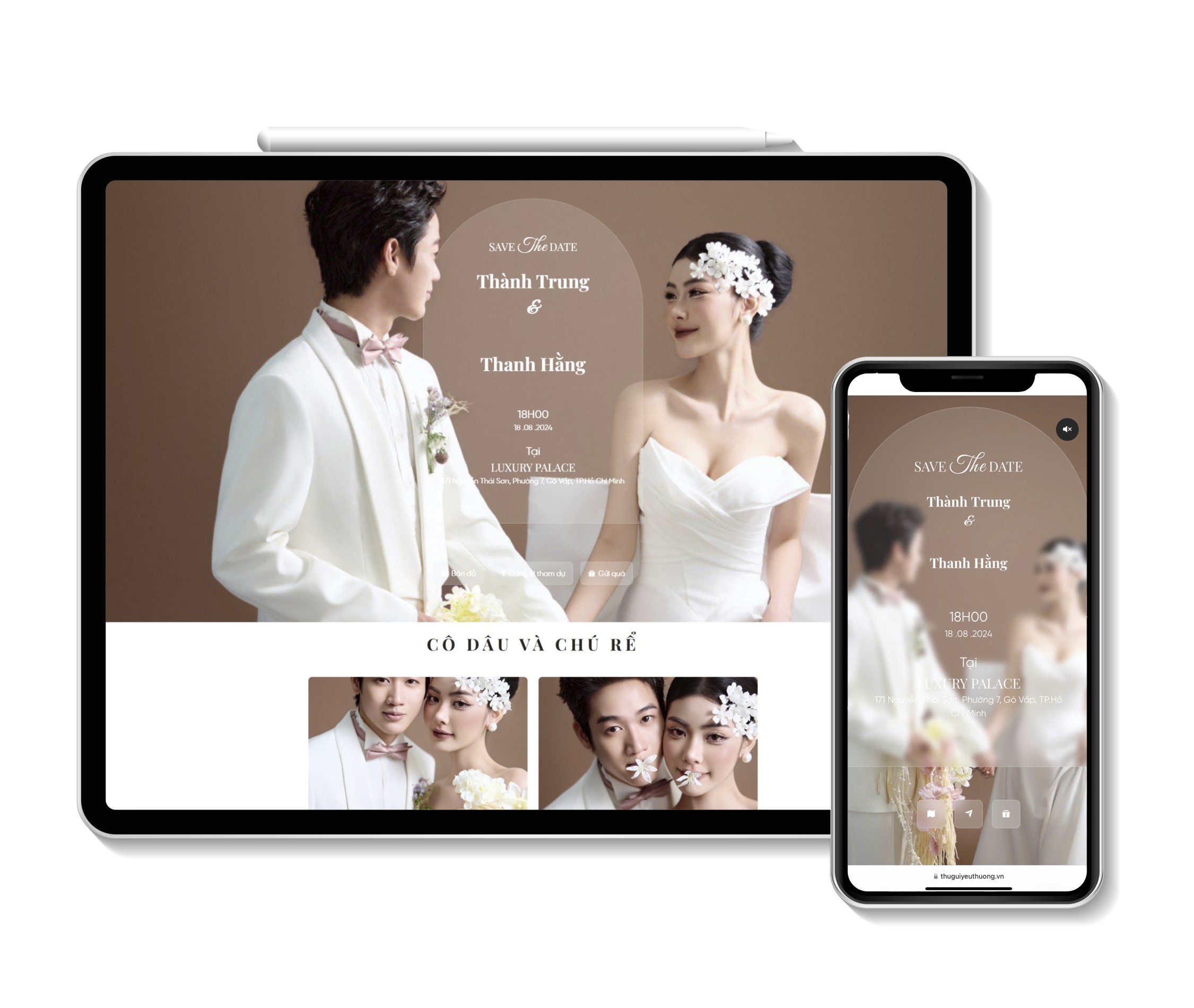 Mẫu thiệp lãng mạng